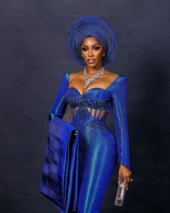 beaded aso oke 