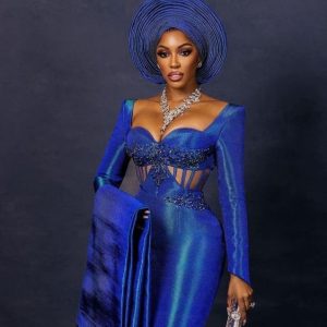 beaded aso oke